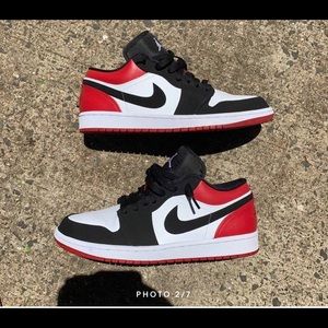 Jordan 1 Low Black Toe